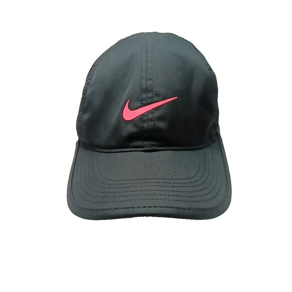 Lot 3 Nike Featherlight Dri FIT Sports Hat Cap White, Black And Red Swoosh OSFM main image 10